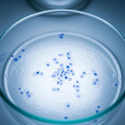 播種直後の培養容器内