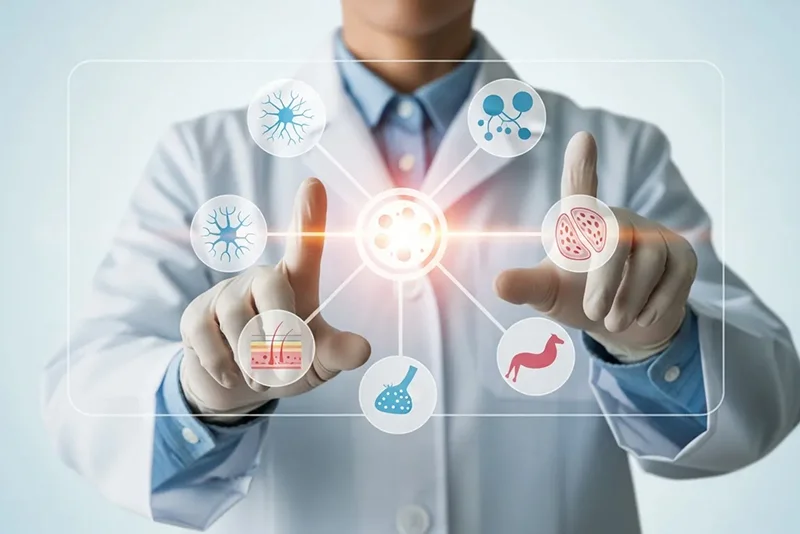 幹細胞治療をするドクターのイメージ画像