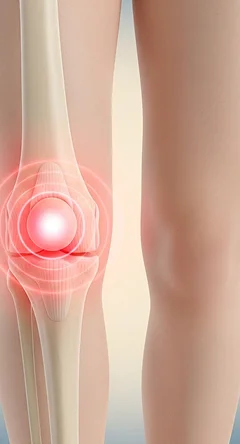 膝の前面の痛みのイメージ画像