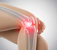 動作時の痛みを抱えている患者さんのイメージ画像