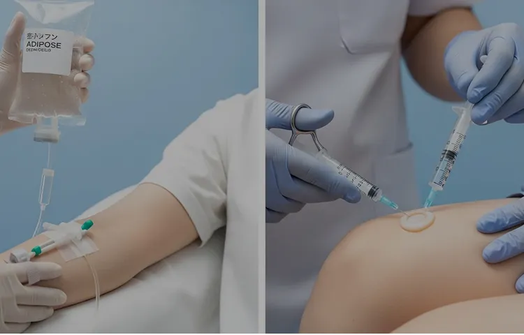 自己脂肪由来幹細胞の再生医療　点滴と関節注射について