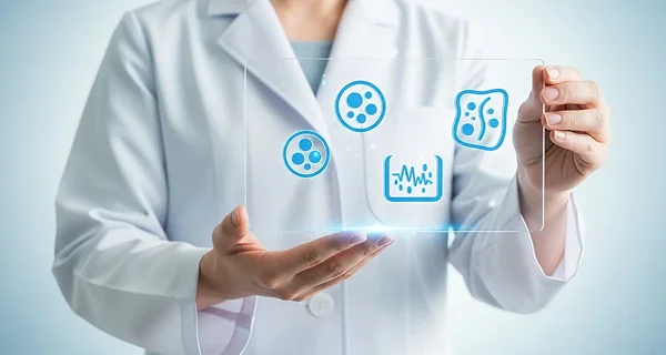 再生医療、幹細胞のイメージ画像