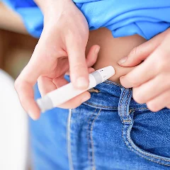 糖尿病の進行の画像